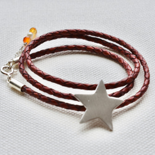 Handmade Silver Star Bracelet