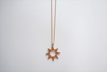 Handmade Silver 8 Pointed Star on Silver Chain
